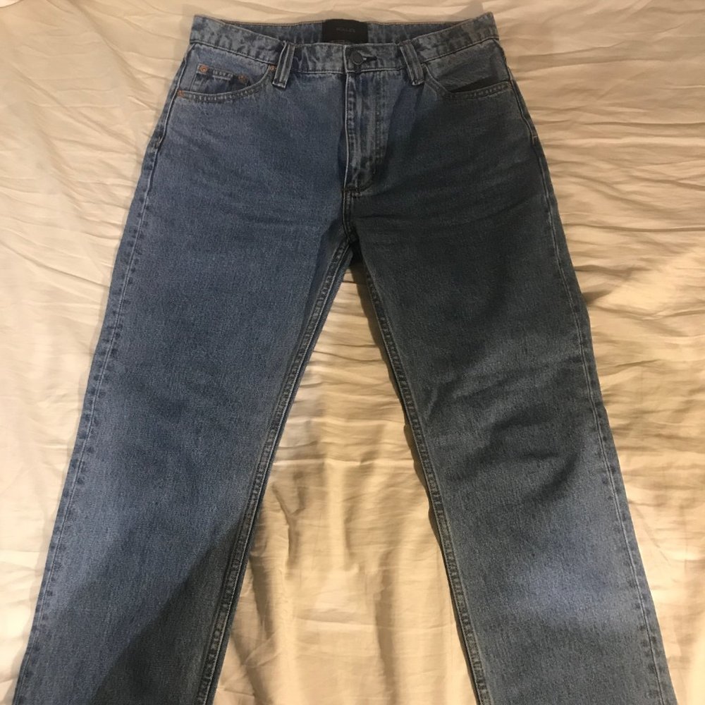 Rolla's Ezy Straight Leg - Mid Stone - 30/32